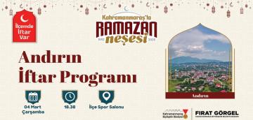 Büyükşehir’in Gönül Sofrası 4 Mart’ta Andırın’da Kurulacak.