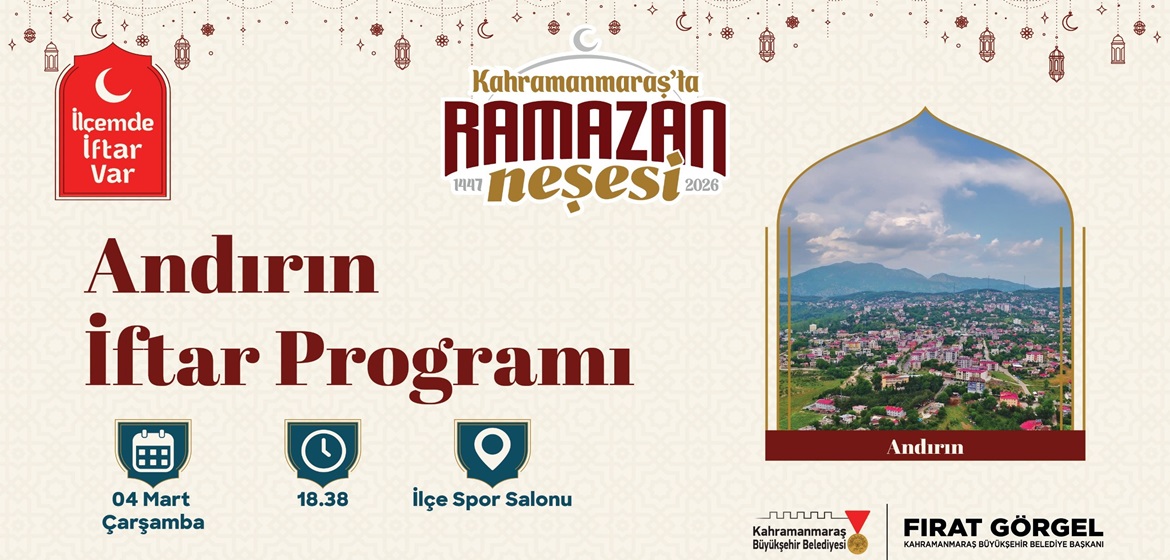 Büyükşehir’in Gönül Sofrası 4 Mart’ta Andırın’da Kurulacak.