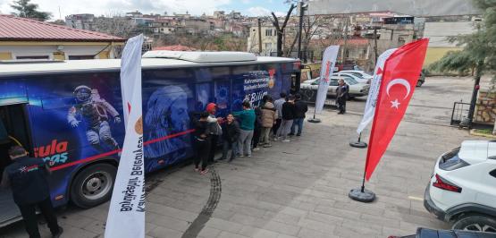 Pusula Maraş’ın Gezen Bilim Merkezi Yeni Misafirlerini Ağırladı.