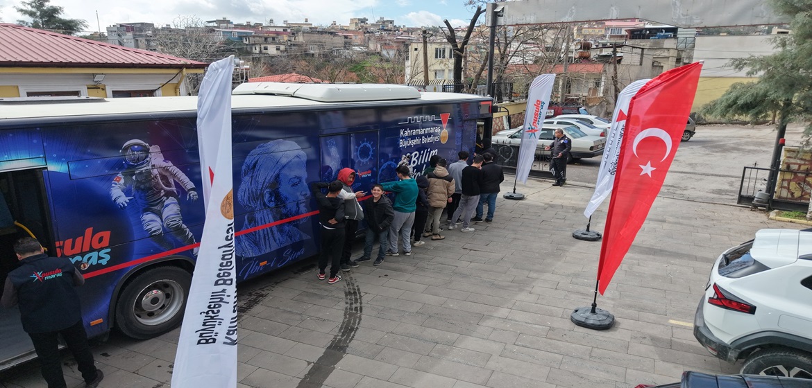 Pusula Maraş’ın Gezen Bilim Merkezi Yeni Misafirlerini Ağırladı.