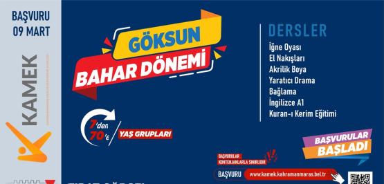 Göksun’da KAMEK Kurslarına Kayıtlar Başladı!