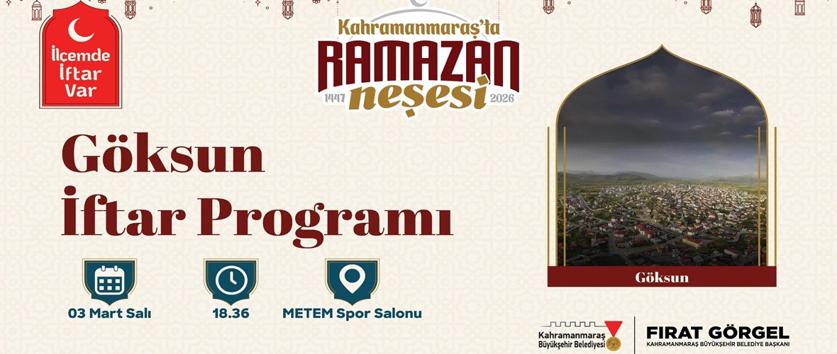 Birlik ve Beraberliğin Yeni Durağı Göksun Olacak.