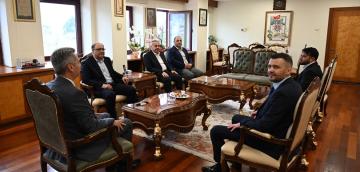 Sağlık-Sen Kahramanmaraş Şube Başkanı Demirci’den Rektör Okumuş’a Ziyaret.