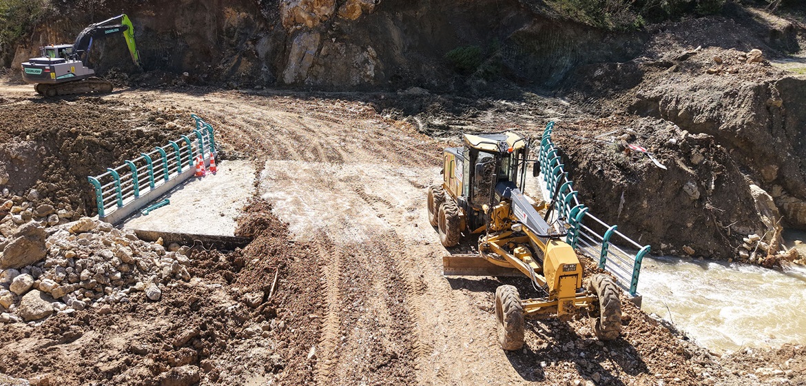 Andırın Kırsalında Ulaşıma Güç Katacak Yeni Köprü.