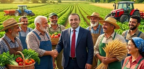  “GÜÇLÜ TÜRKİYE’NİN TEMELİ ÜRETEN ÇİFTÇİMİZDİR”