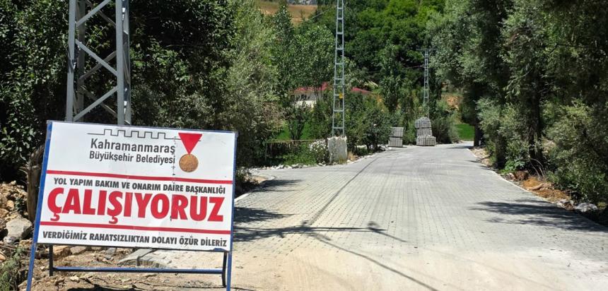 Büyükşehir, Göksun Kırsalında Ulaşım Konforunu Yükseltiyor.