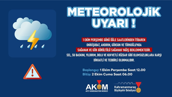 Yağış Uyarısı