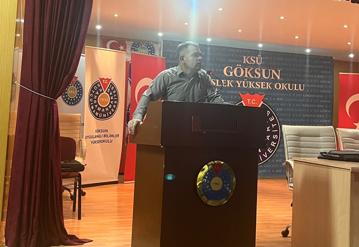 Göksun Meslek Yüksekokulunda Bilgi ve Cihaz Güvenliği Konferansı Düzenlendi.