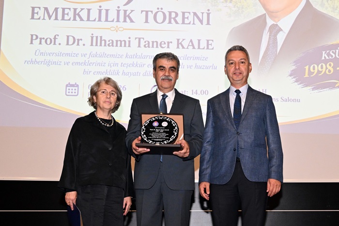Prof. Dr. İlhami Taner Kale için Emeklilik Töreni Düzenlendi.